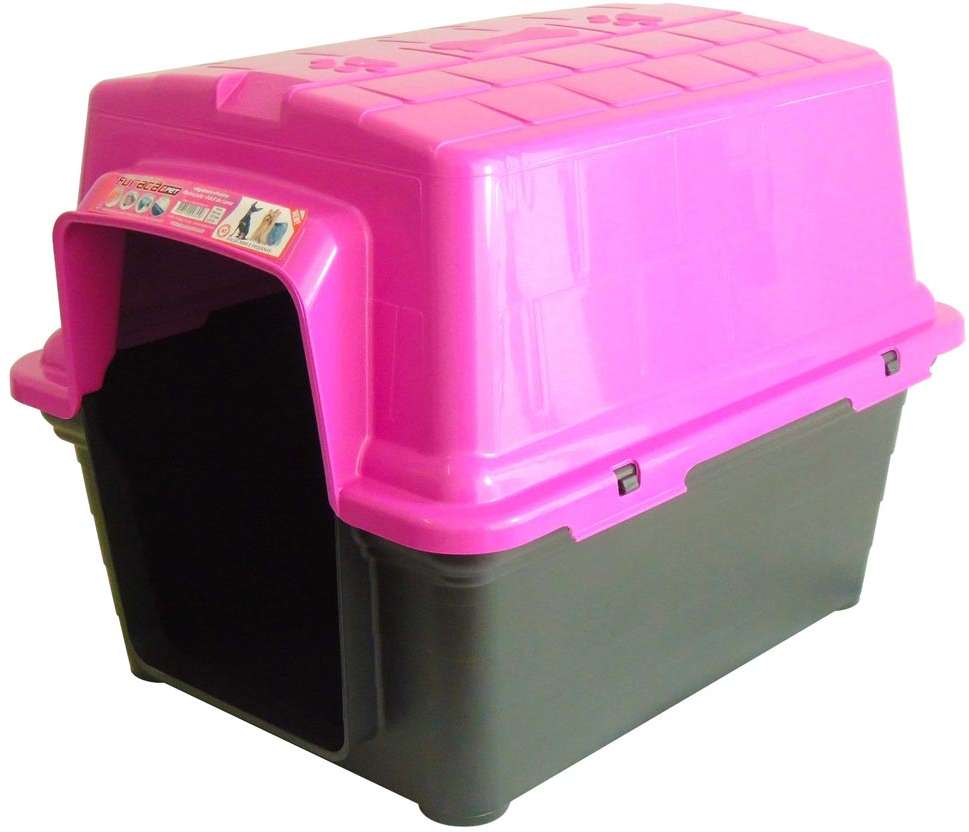 Casa Furacão Pet de Plástico Rosa - Nº 03