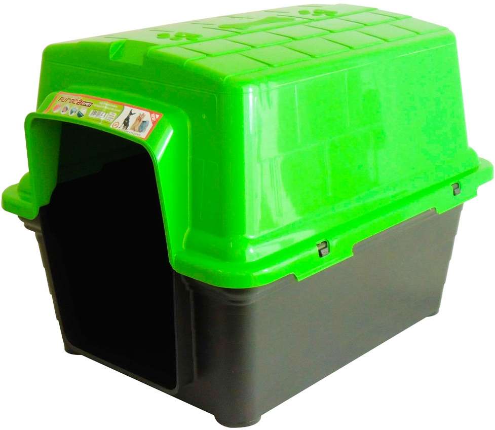 Casa Furacão Pet de Plástico Verde - Nº 06