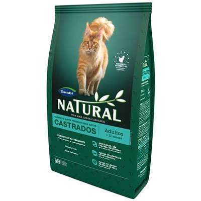 Ração Guabi Natural Gatos Adulto Castrados