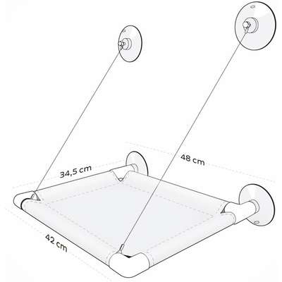 Cama Catbed Gatton para Gatos Pelúcia - Marrom