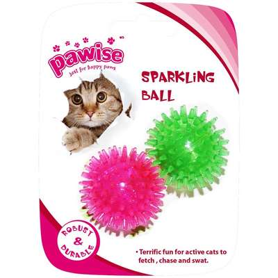 Brinquedo Bolas Pawise Pontudas de Borracha