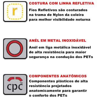 Colar Rogz Utility - Preto