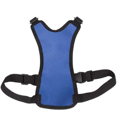 Coleira Peitoral Tubline com Guia Pet Walk - Azul