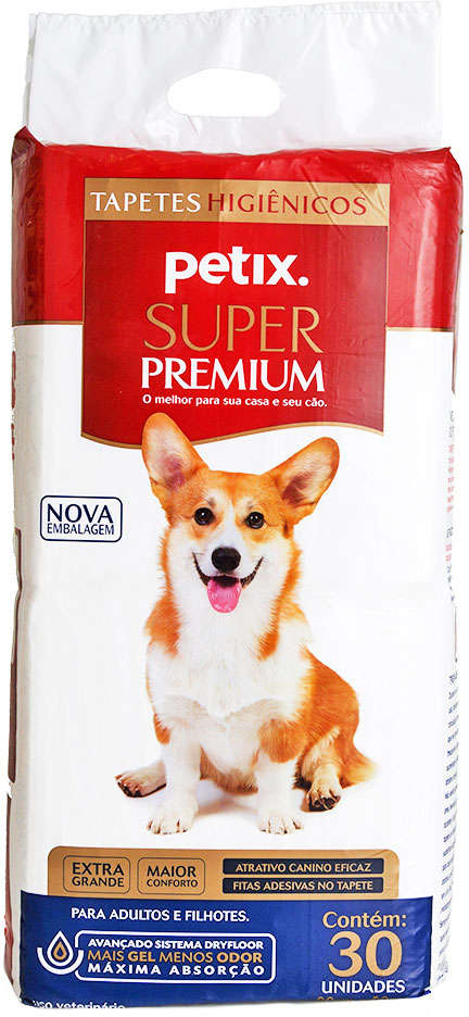 Tapete Higiênico Petix Super Premium - 30 Unidades