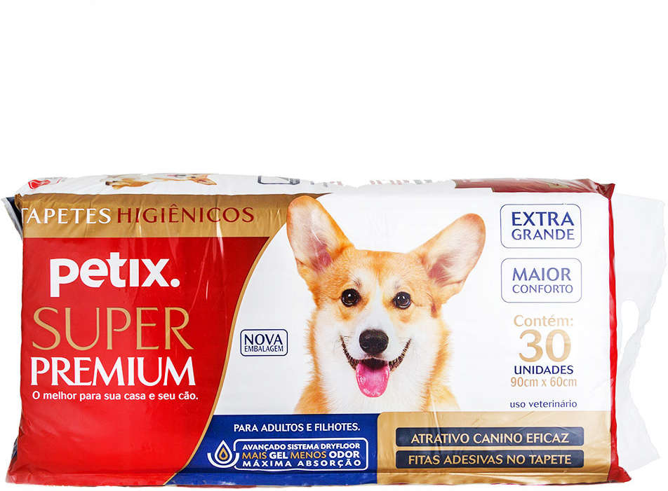 Tapete Higiênico Petix Super Premium - 30 Unidades
