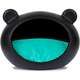 Casa Guisa Pet Dog Cave Preto com Almofada