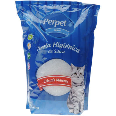 Areia Higiênica Perpet Cristais Maiores Adultos - 1,8 Kg
