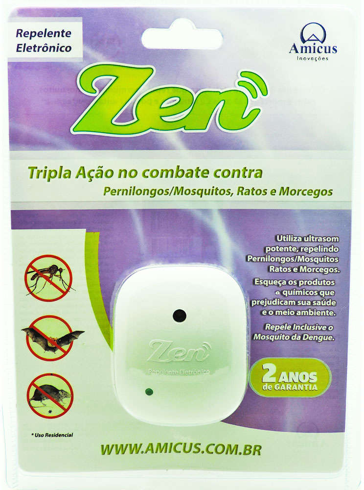Repelente Eletrônico Zen Branco - Tam. Único