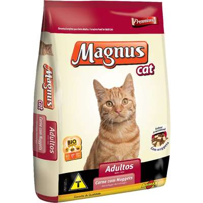 Ração Adimax Pet Magnus Cat Carne com Nuggets para Gatos