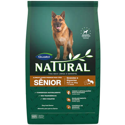 Ração Guabi Natural para Cães Sênior de Raças Grandes e Gigantes