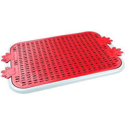 Sanitário Higiênico Baw Waw para Cães - Vermelho