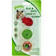 Brinquedo Pawise de Madeira e Bucha Vegetal para Roedores Cores Variadas - Tam. 01