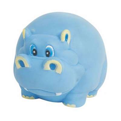 Brinquedo Guttipet Hipopótamo Vinil - Azul