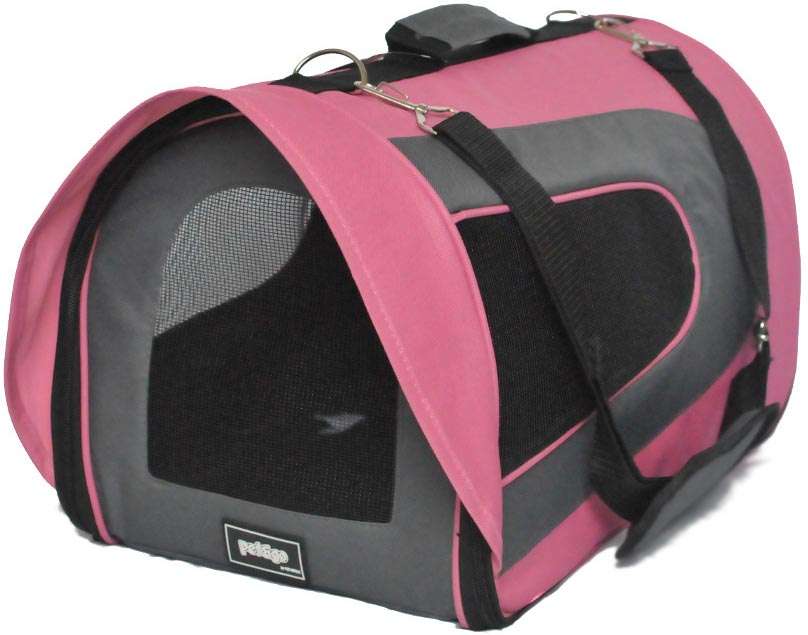 Bolsa de Transporte Pet&Go para Cabine de Avião Pandora Rosa - Tam. G