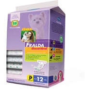 Fralda Descartável Chalesco 12 Unidades - Tam. P