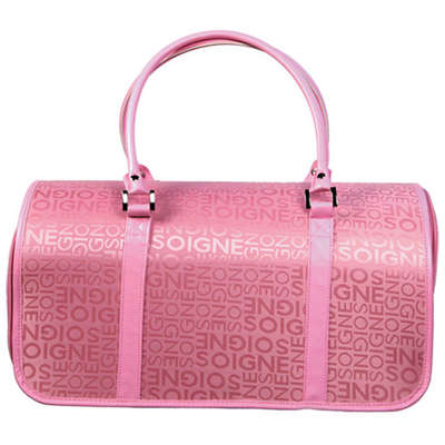 Bolsa de Transporte Chalesco Elegante - Rosa
