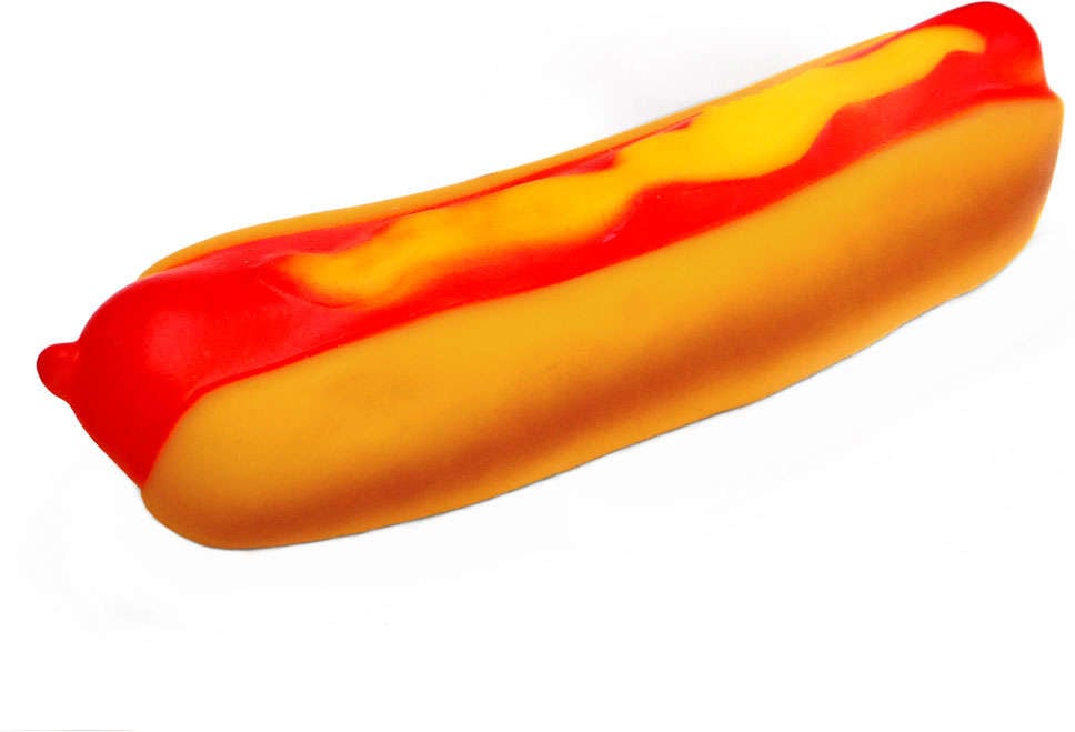 Brinquedo Chalesco de Vinil Hot Dog - Tam. Único