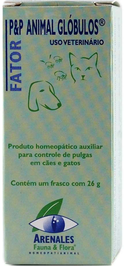 Sistema de Terapia Arenales Fator P&P Animal Glóbulos - 26 g