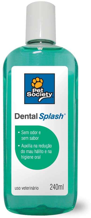 Solução de Higiene Oral Pet Society Dental Splash - 240 mL
