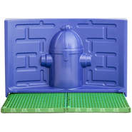Kit Pipidolys Sanitário Luxo Verde com Acessório Azul para Cães Machos - Tam. Único