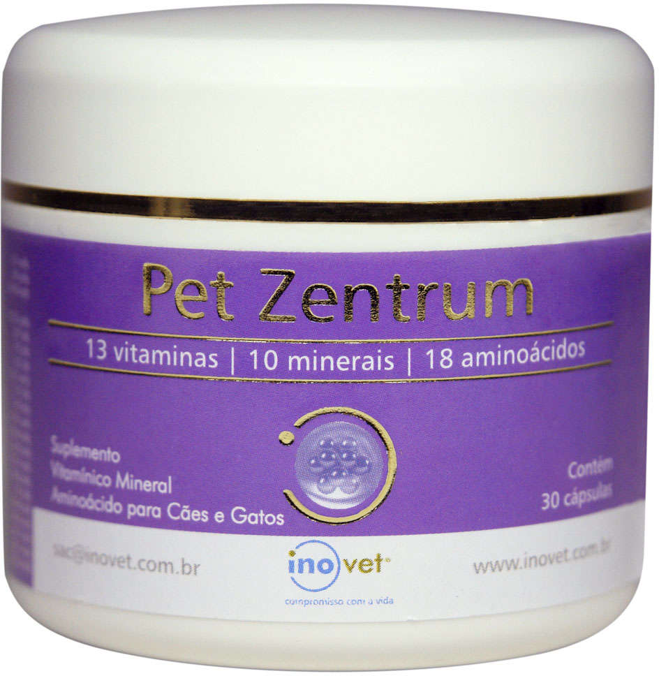Suplemento Inovet Pet Zentrun - 30 Cápsulas