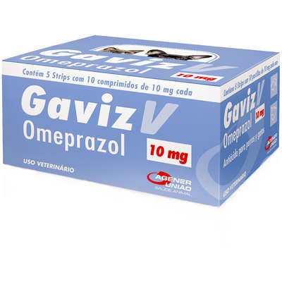 Gaviz V Omeprazol Com 5 strips de 10 Comprimidos - 10 Mg