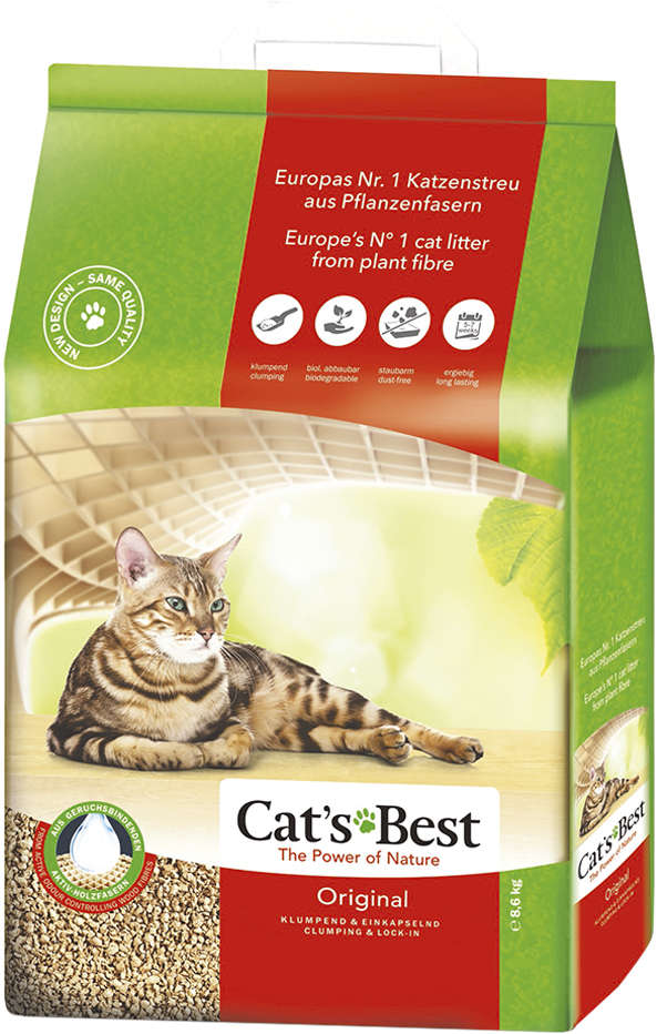 Granulado Ecológico Cat's Best Original para Gatos - 8,6Kg