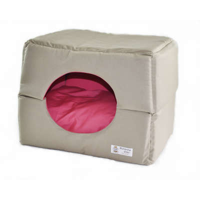 Cama Bichinho Chic Standard Bege com Rosa