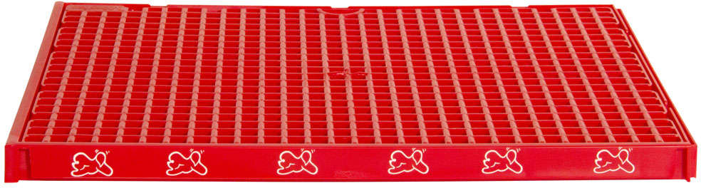 Sanitário Pipdollys Baby Vermelho para Cães Filhotes - Tam. Único