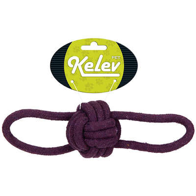 Brinquedo Jambo Mordedor Corda Bola Rings Lilas Kelev