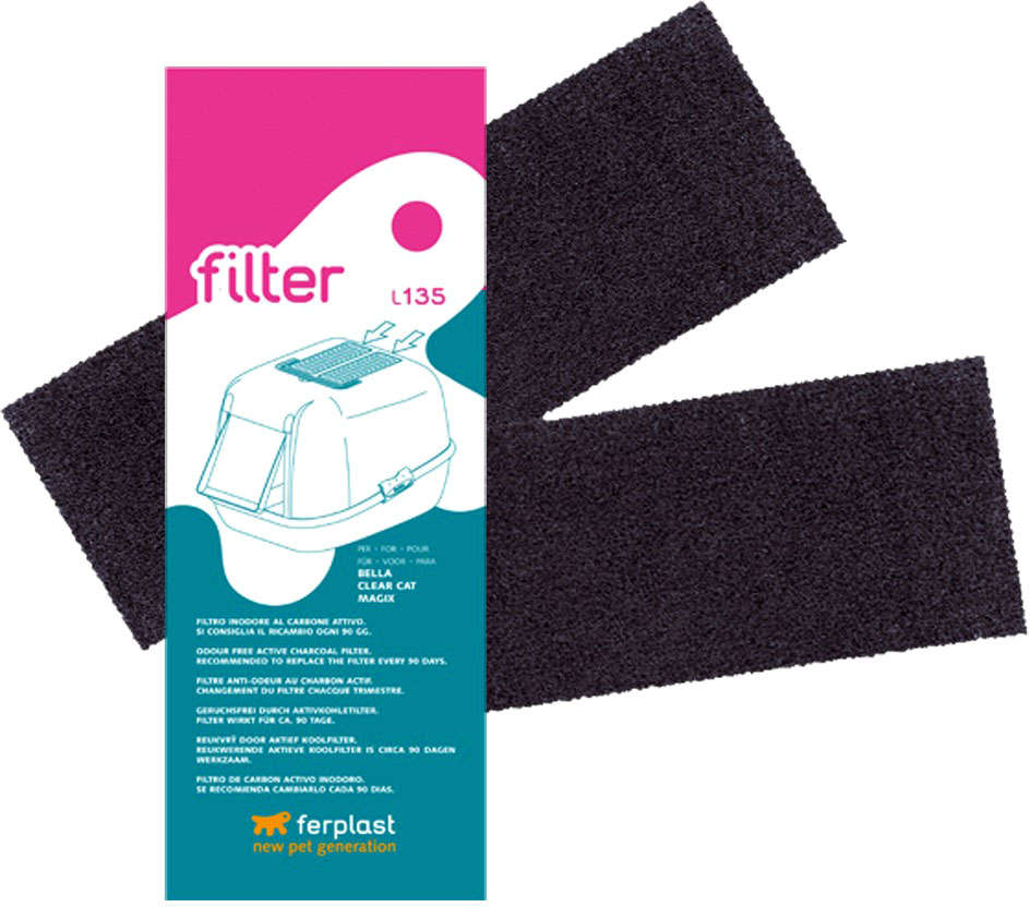 Refil de Filtro de Carbono Ferplast para Sanitário - Refil