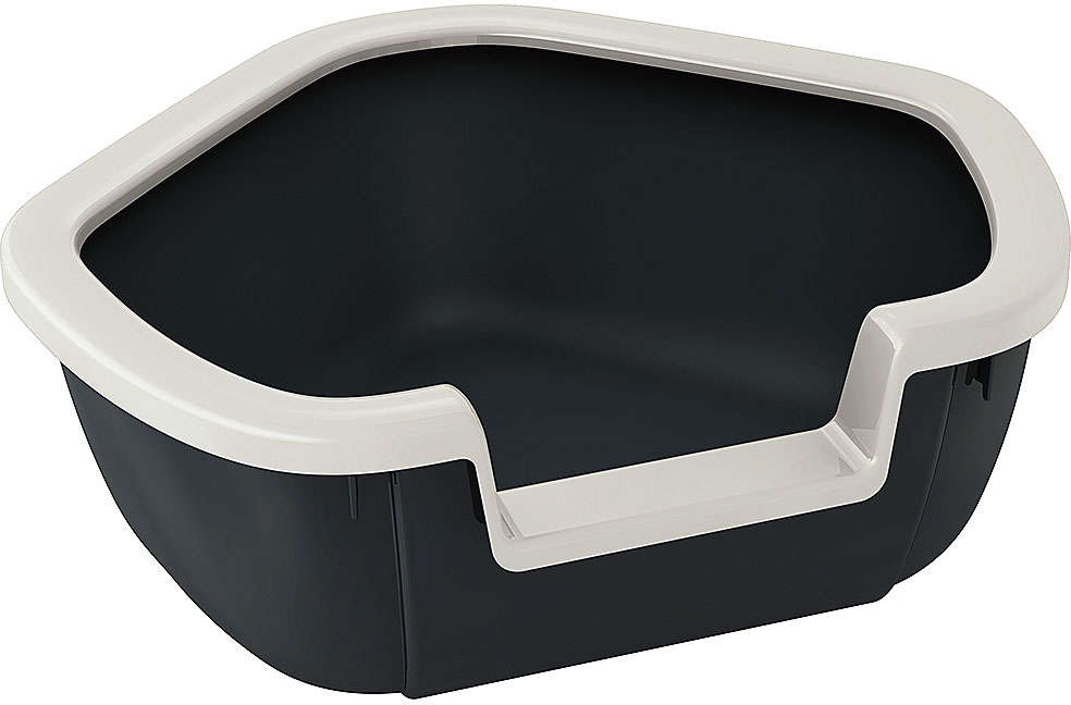 Bandeja Sanitária Ferplast Dama Preto - Tam. Único