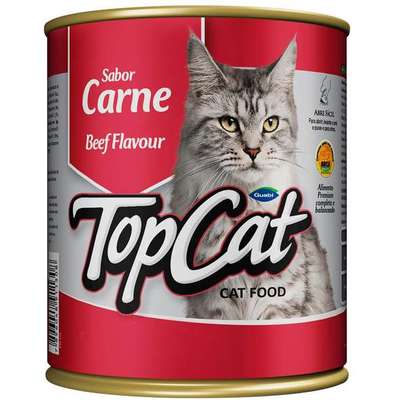 Ração Top Cat em Lata Carne