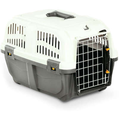Caixa Transportadora United Pets Skudo Cinza - 12 Kg