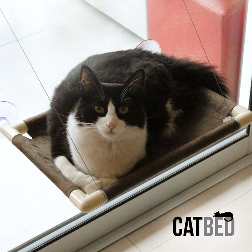 Cama de Janela Gatton Catbed Suede para Gatos - King