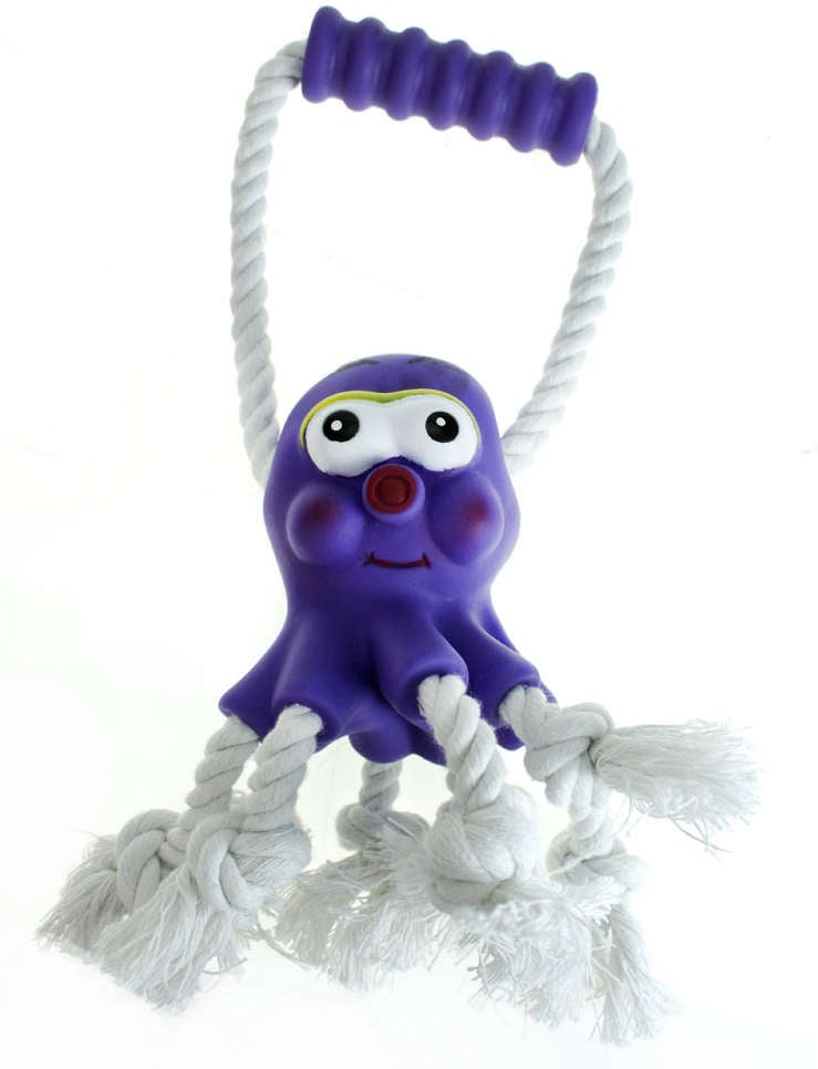 Brinquedo com Corda e Puxador Polvo American Pets