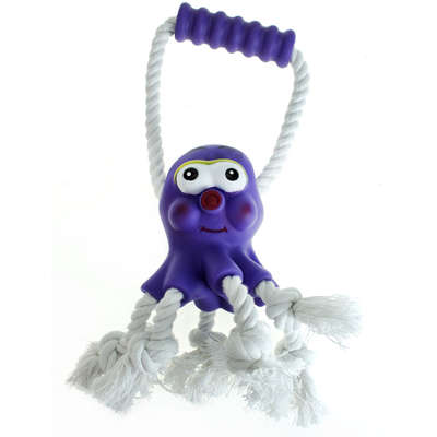 Brinquedo com Corda e Puxador Polvo American Pets