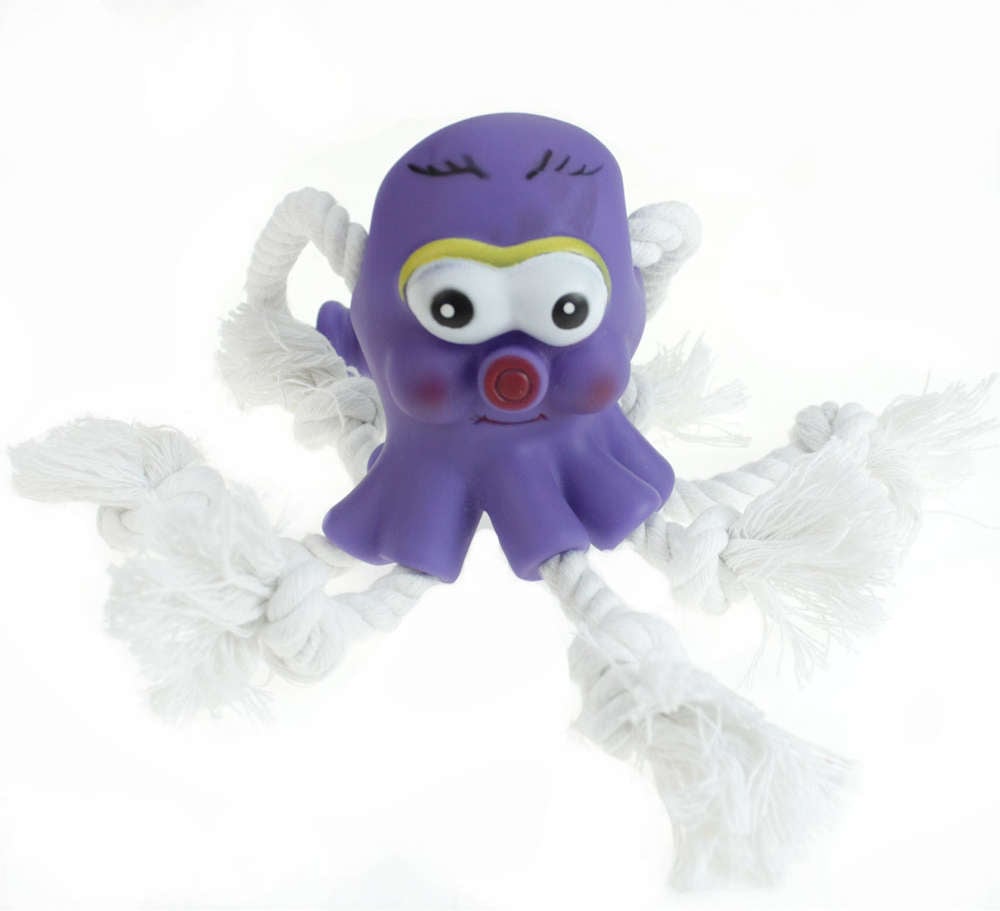 Brinquedo com Corda e Puxador Polvo American Pets