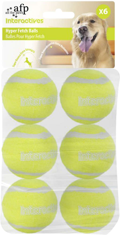 Kit AFP 6 Bolas do Lançador de Bolinhas Interactive Hyper Fetch Mini