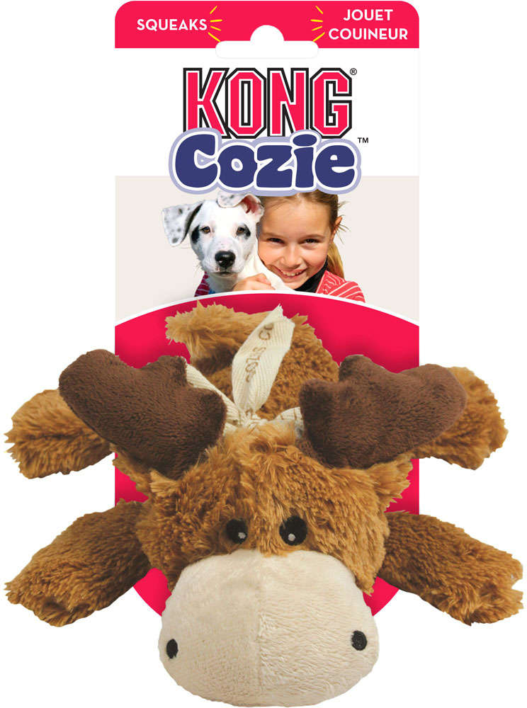 Brinquedo Kong Cozie Marvin Moose Médio para Cães - Tam. Único