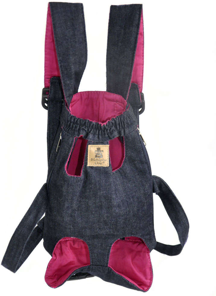 Bolsa Canguru Bichinho Chic Rosa - Tam. P