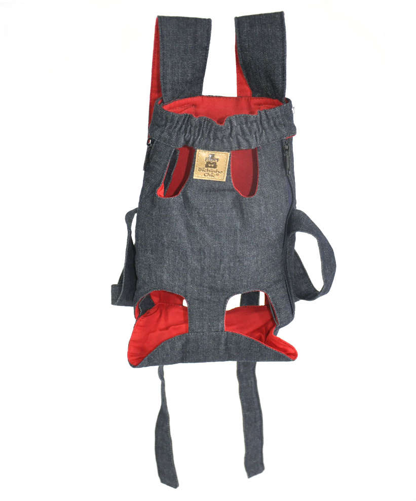 Bolsa Canguru Bichinho Chic Vermelho - Tam. GG