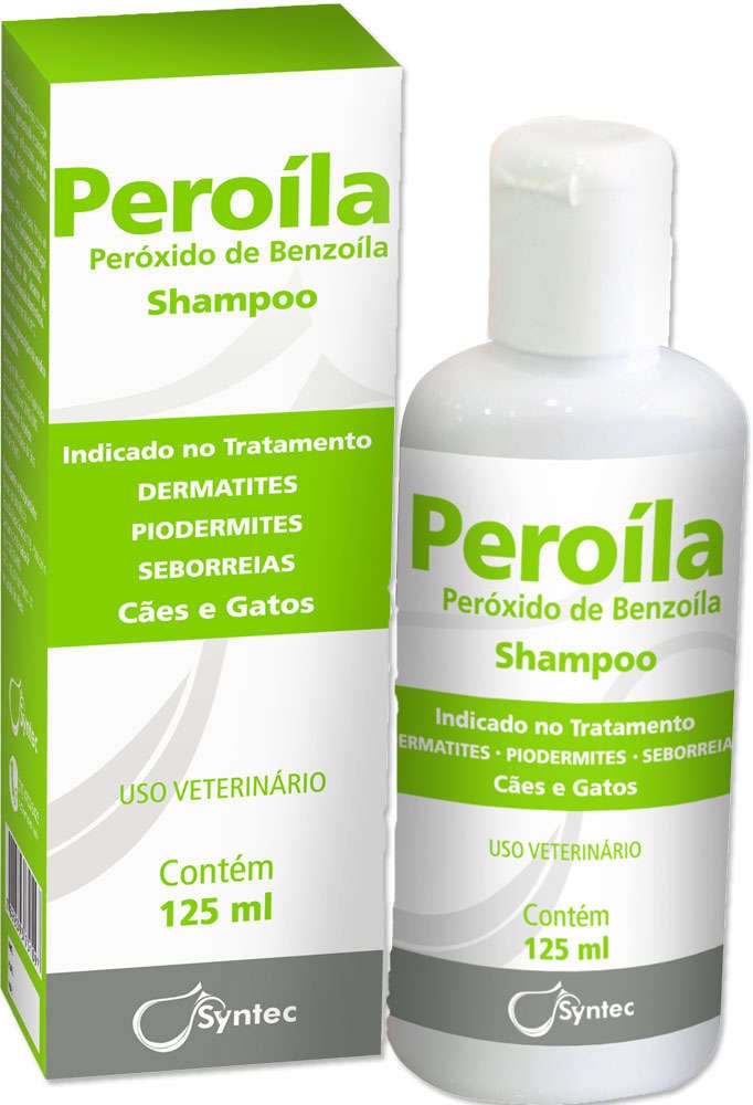 Shampoo Dermatológico Syntec Peroíla para Cães e Gatos - 125 mL