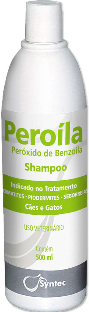 Shampoo Dermatológico Syntec Peroíla para Cães e Gatos - 500 mL