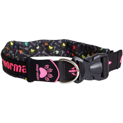 Coleira Mormaii Neoprene Regulável Rosa para Cães