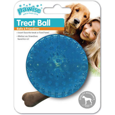 Brinquedo Pawise Bola de Borracha com Dispenser para Petisco - Azul