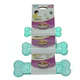 Brinquedo Osso Plaque Ataque Pvc Flex com Cravo - Verde