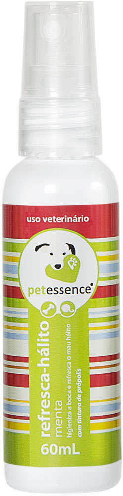 Spray Pet Essence Refresca Hálito Menta para Cães e Gatos - 60 mL