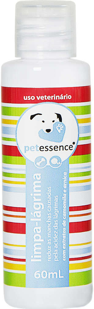 Loção Pet Essence Limpa Lágrima para Cães e Gatos - 60 mL
