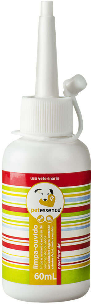 Loção Pet Essence Limpa Ouvido para Cães e Gatos - 60 mL